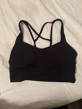 all in motion Black Strappy Crisscross Sports Bra